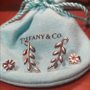 Tiffany & Co. Olive Leaf Climber Earring